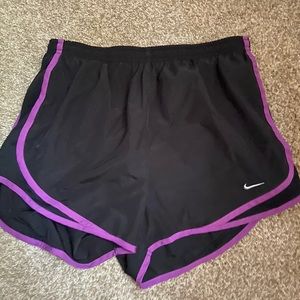 Black & Purple nike shorts
